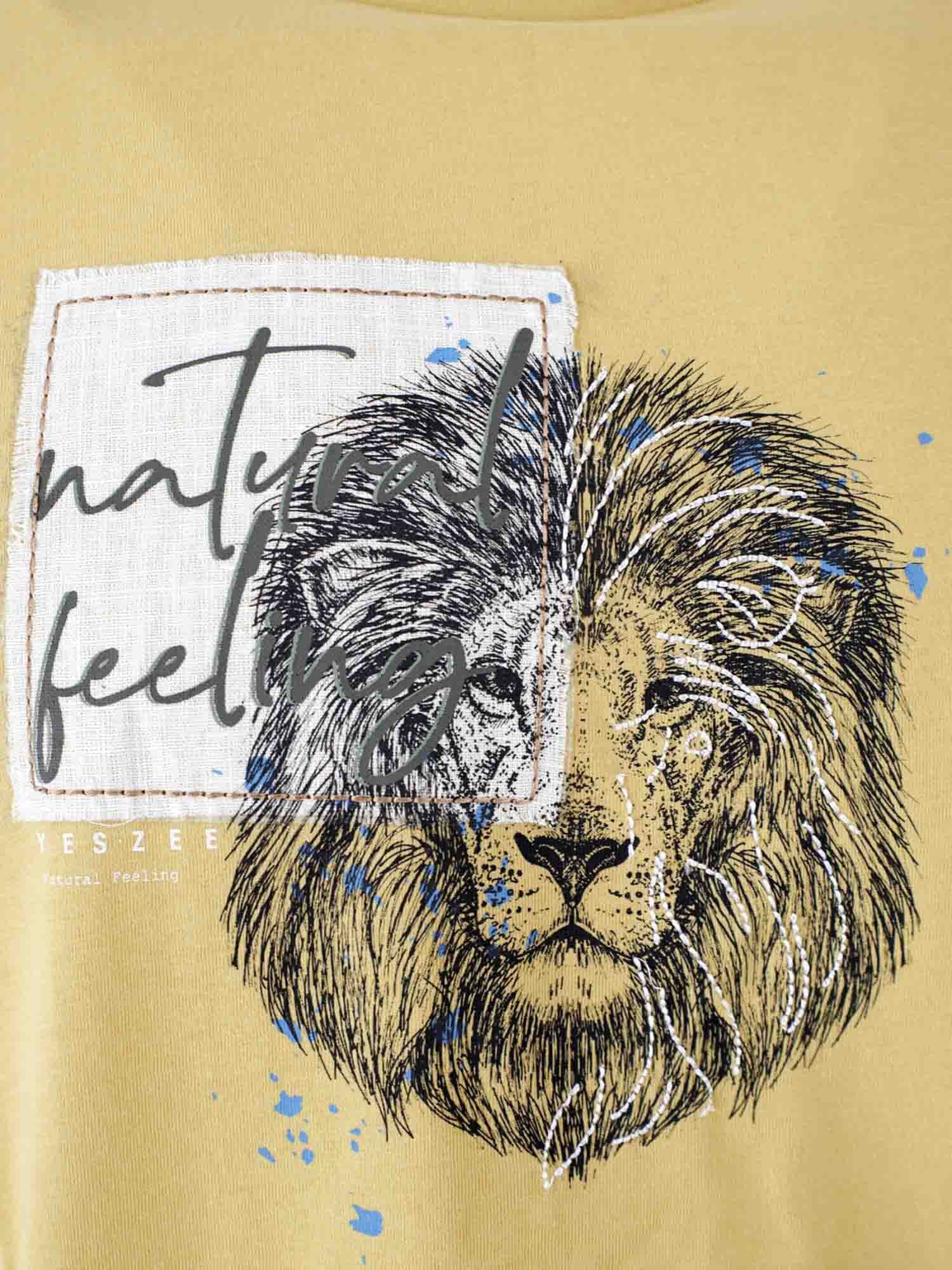 T-shirt Giallo Yes-zee