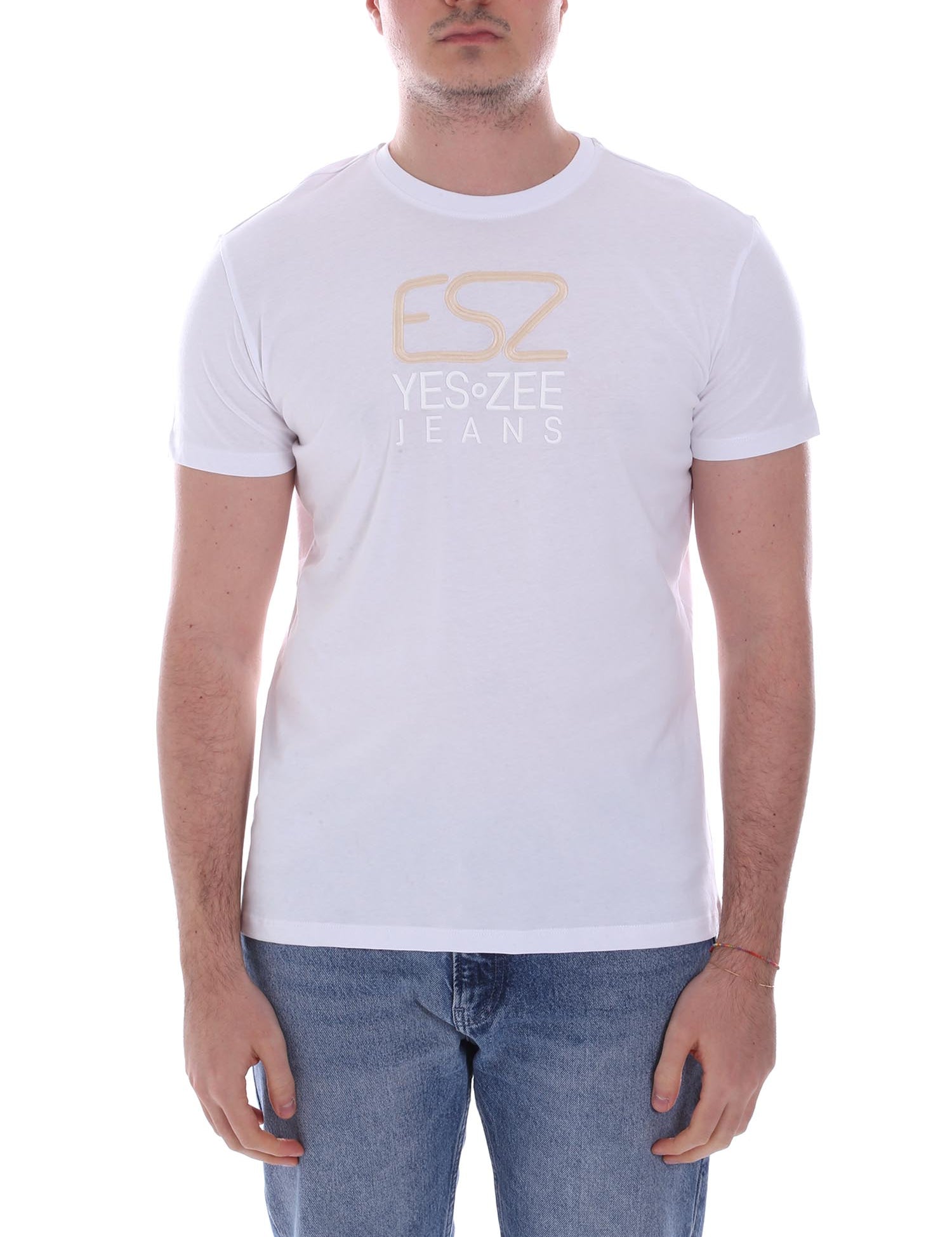 T-shirt Bianco Yes-zee