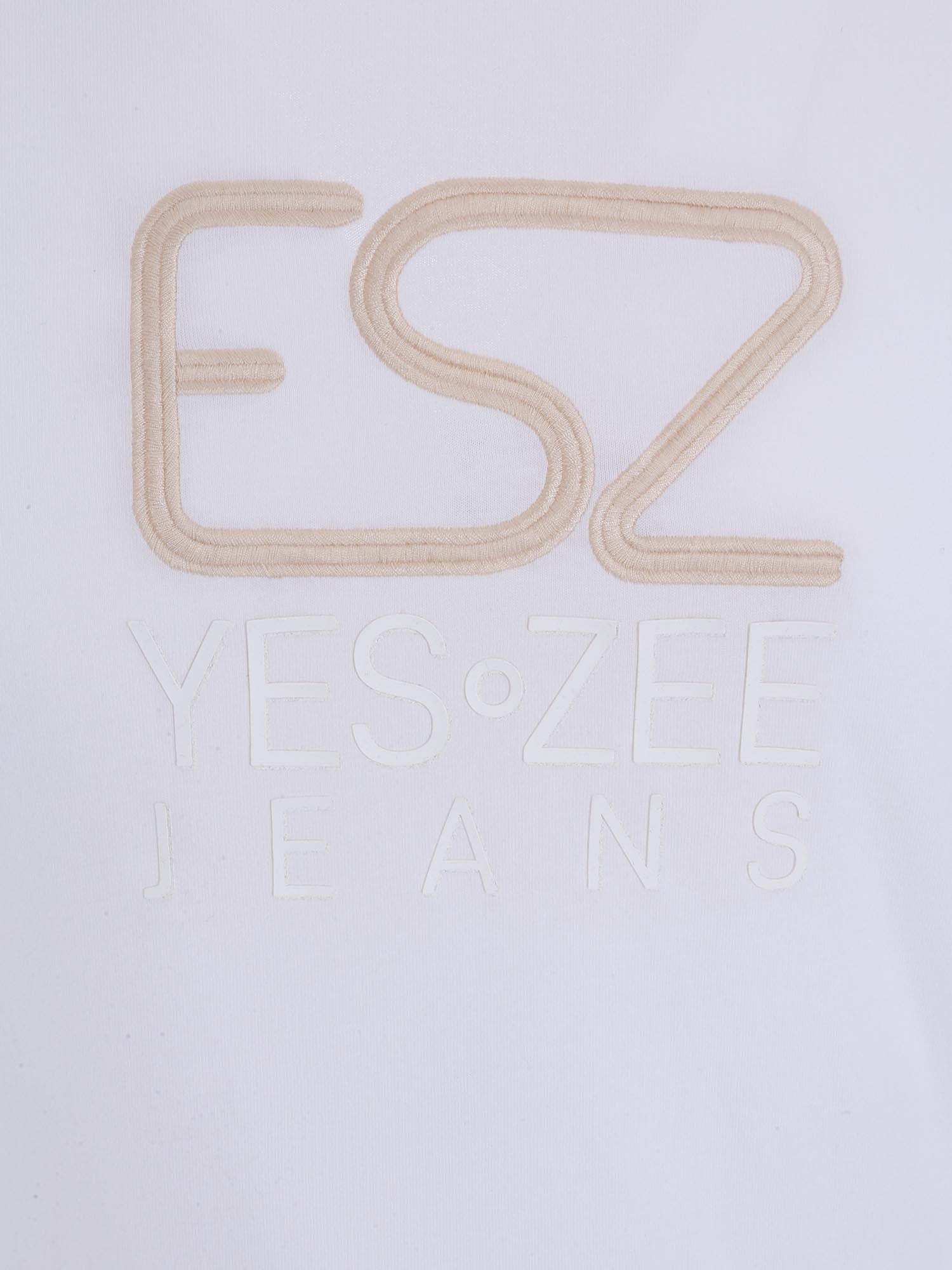 T-shirt Bianco Yes-zee
