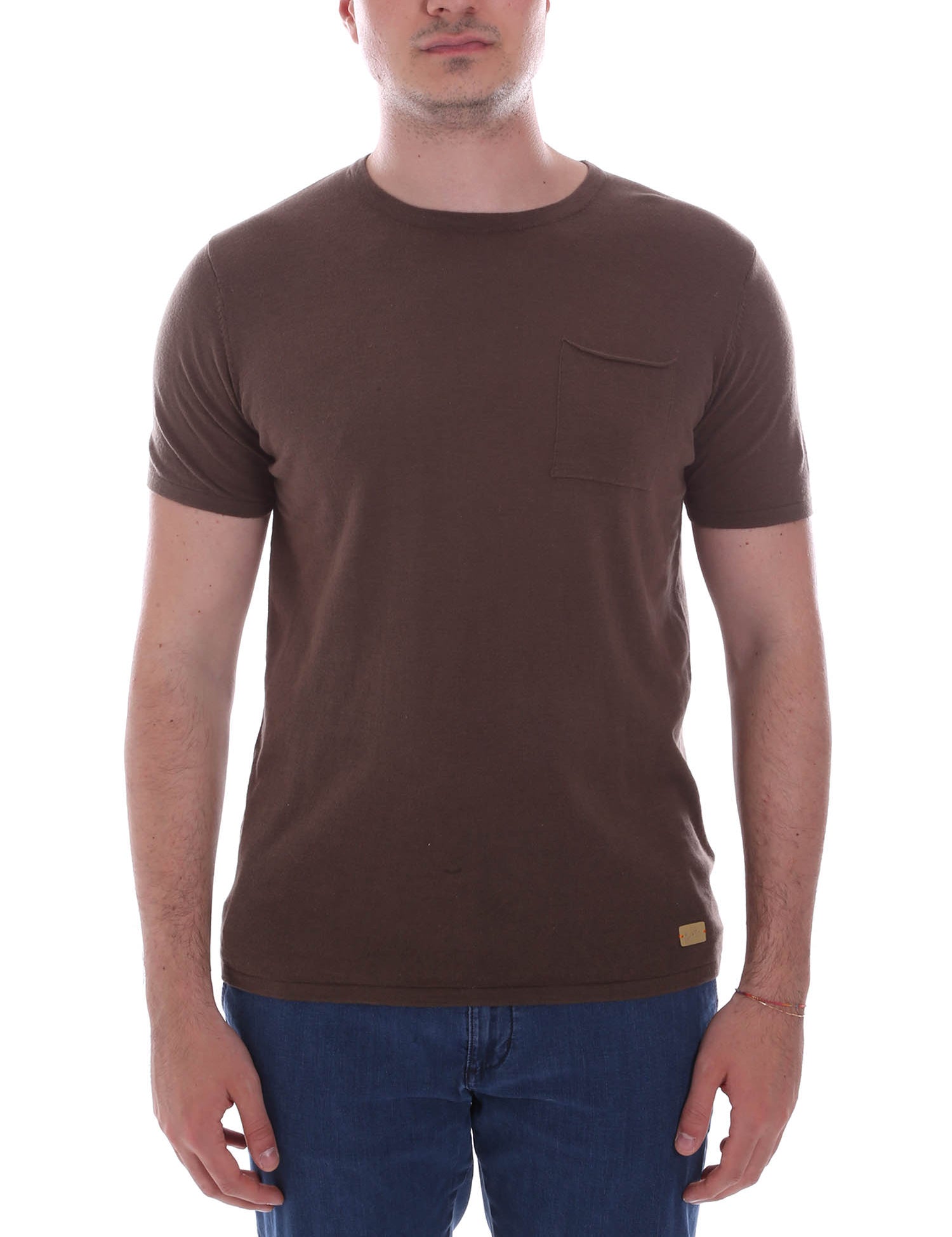 T-shirt Marrone Yes-zee