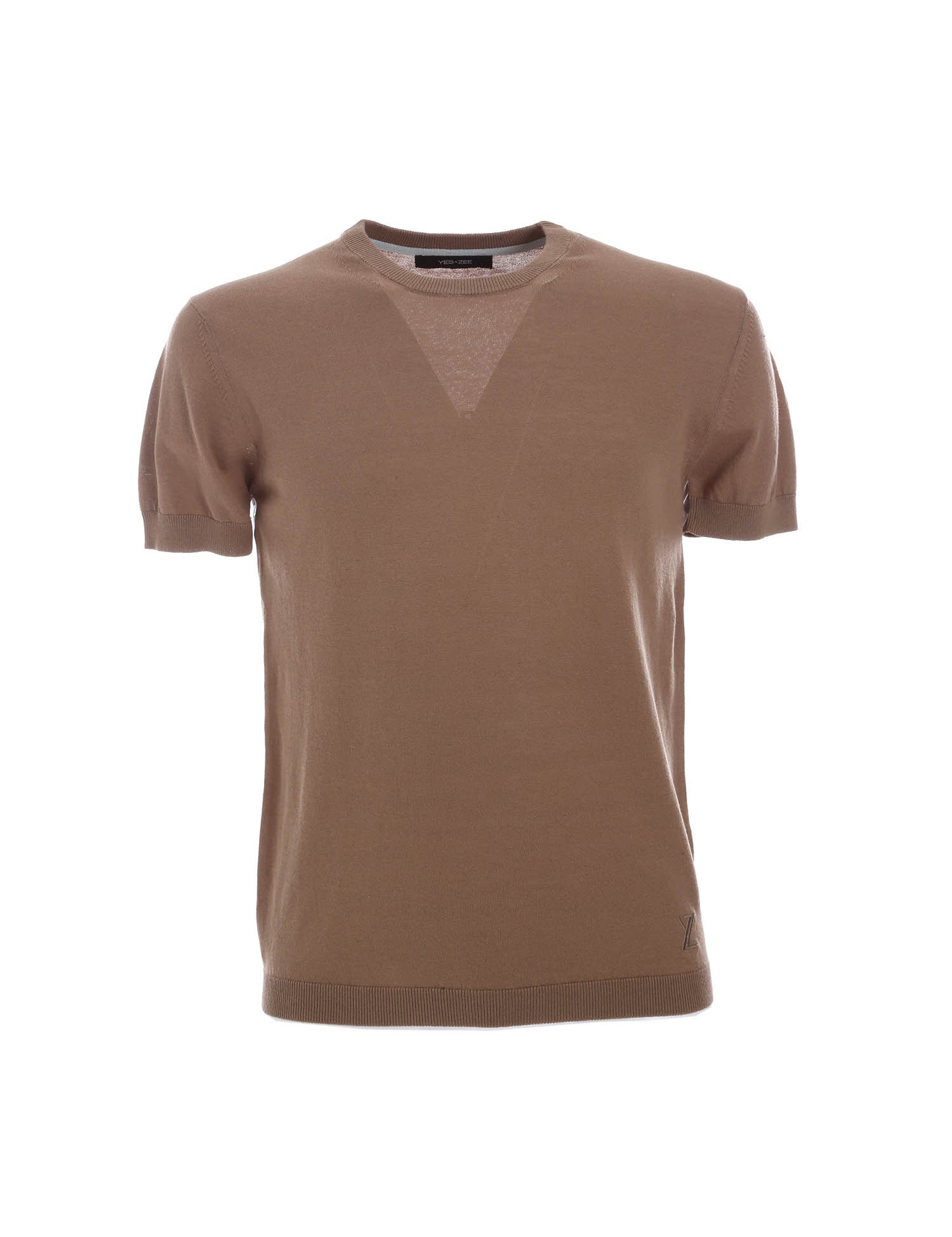 T-shirt Marrone Yes-zee