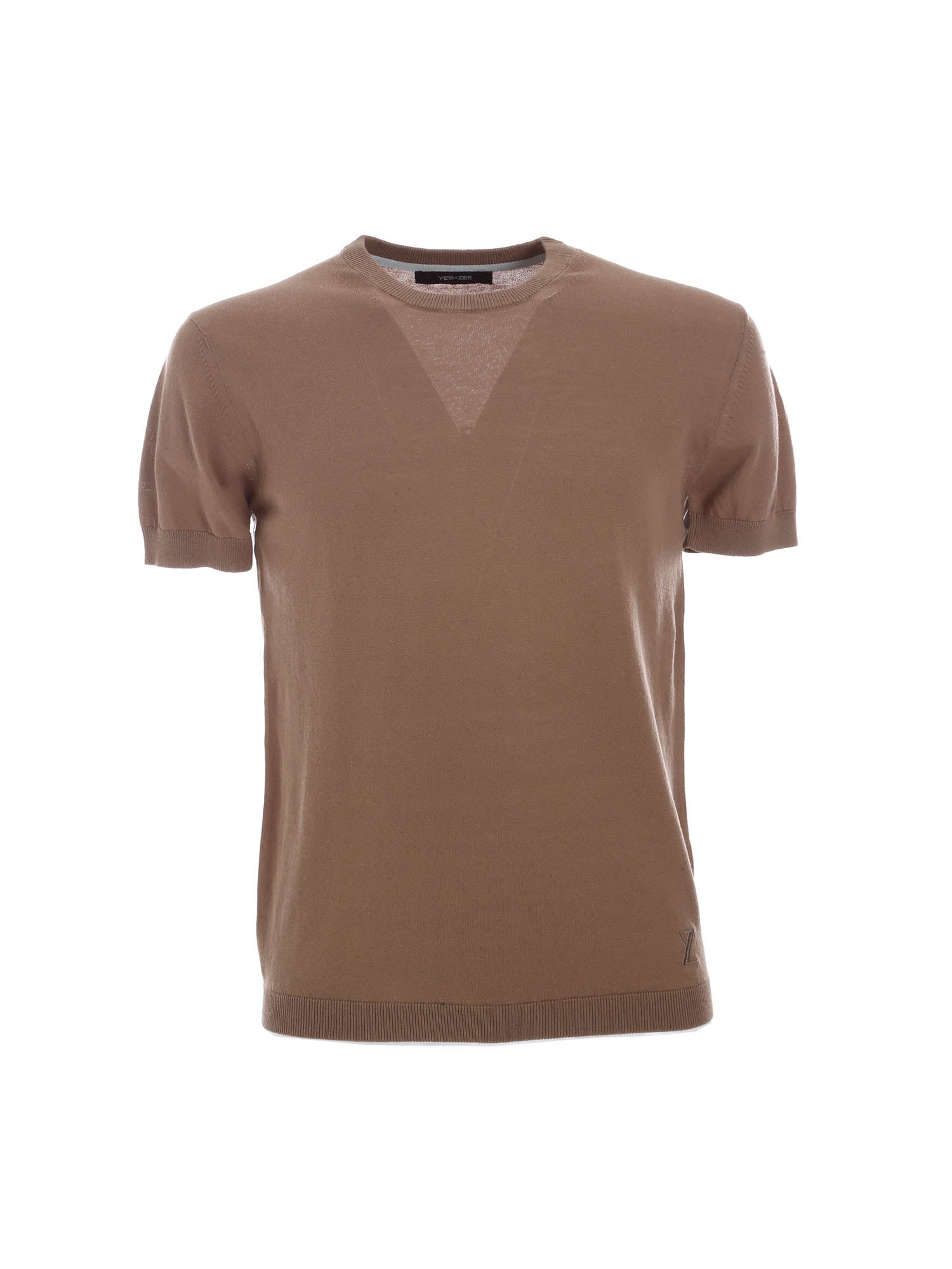 T-shirt Marrone Yes-zee