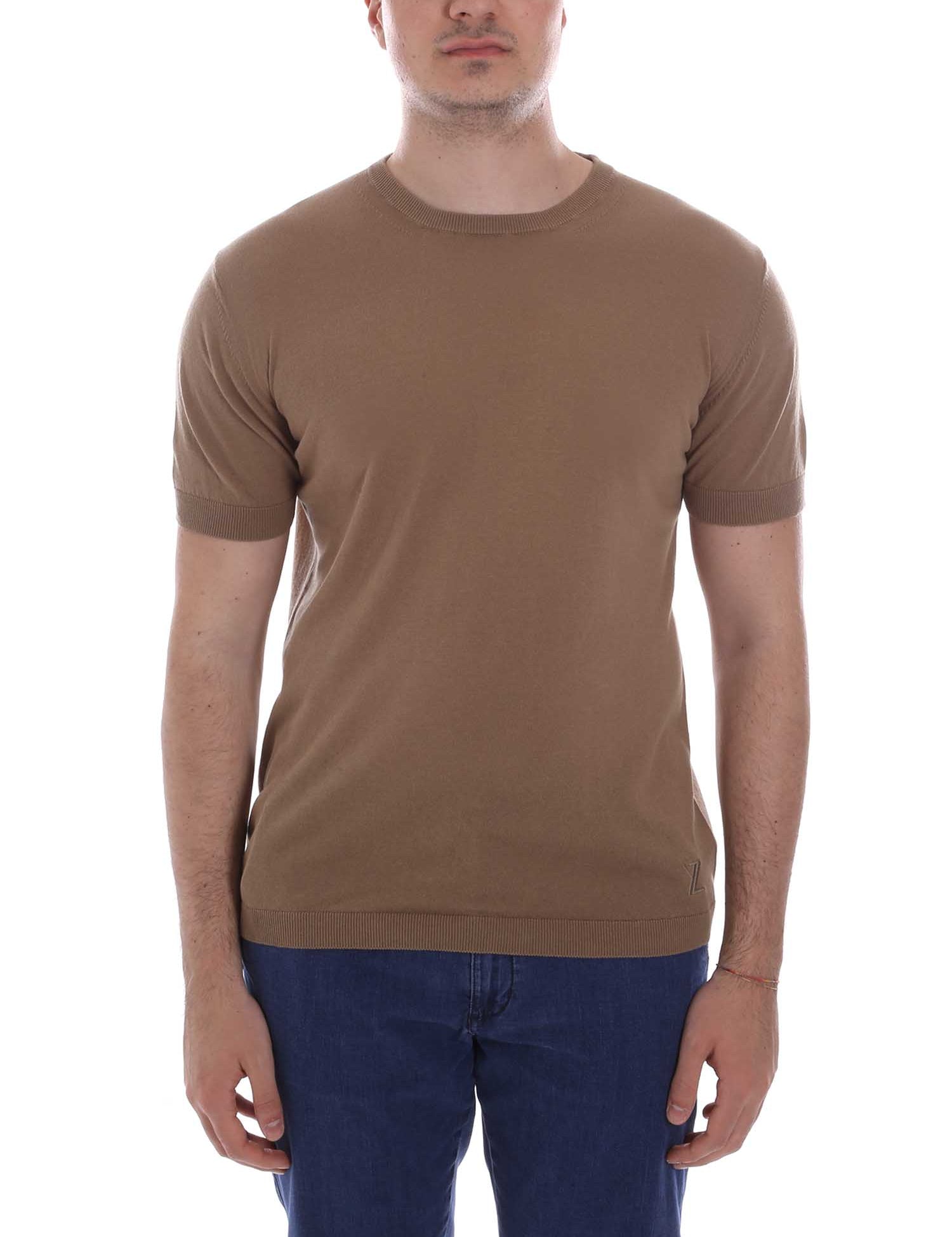 T-shirt Marrone Yes-zee