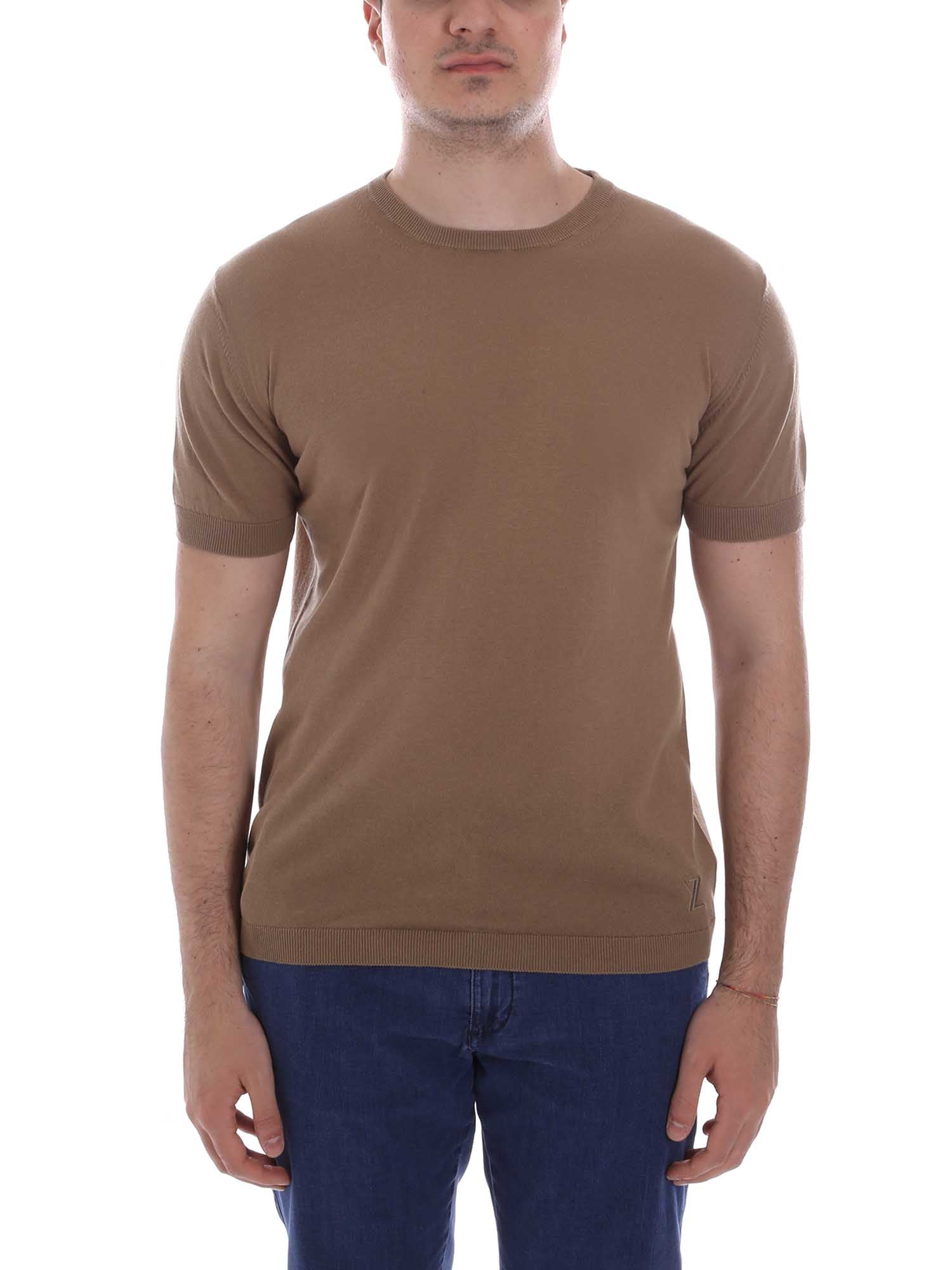 T-shirt Marrone Yes-zee