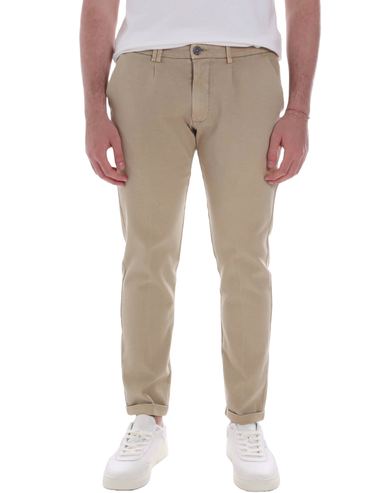 Pantaloni Beige Yes-zee