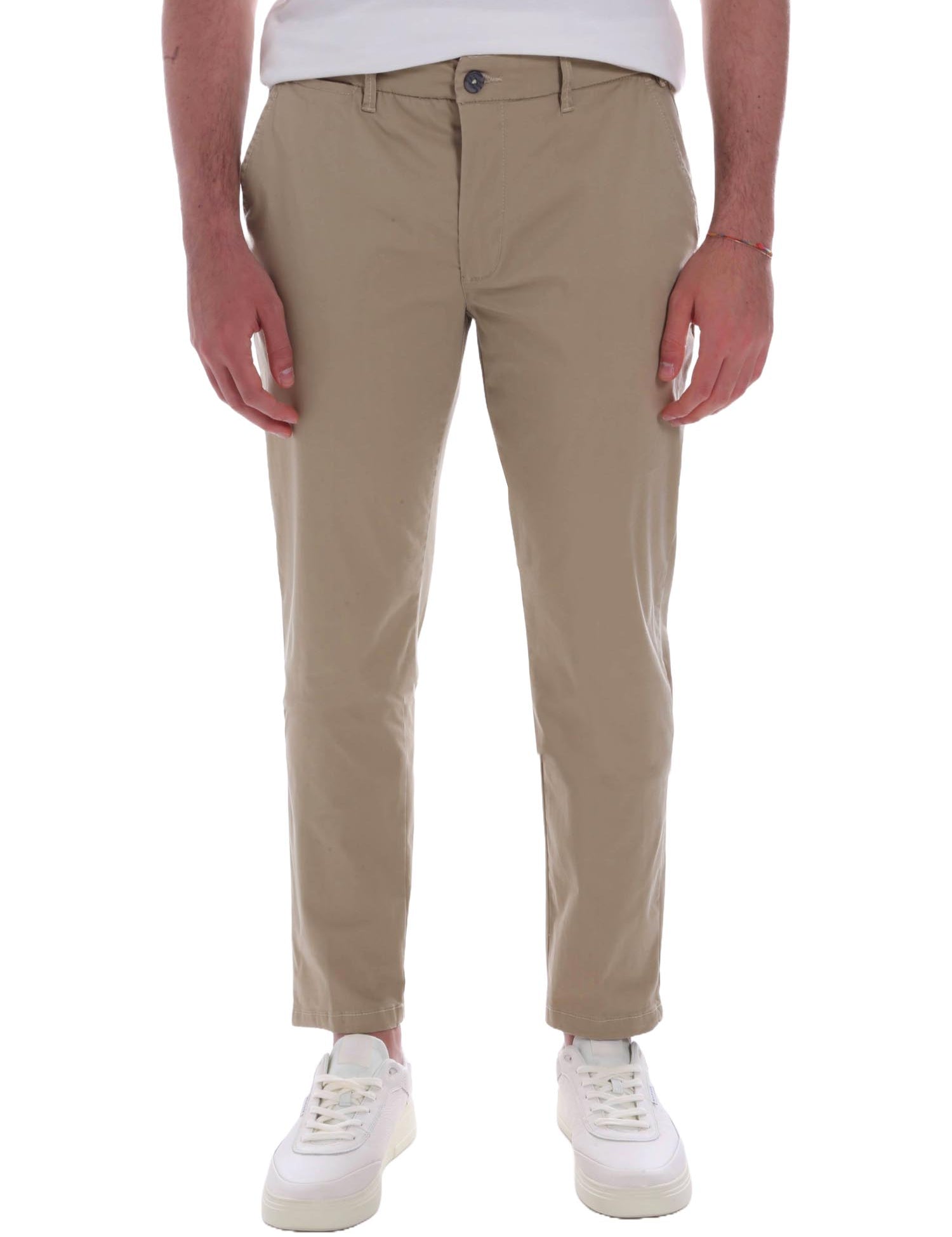 Pantaloni Beige Yes-zee