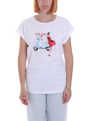 T-shirt Bianco Yes-zee