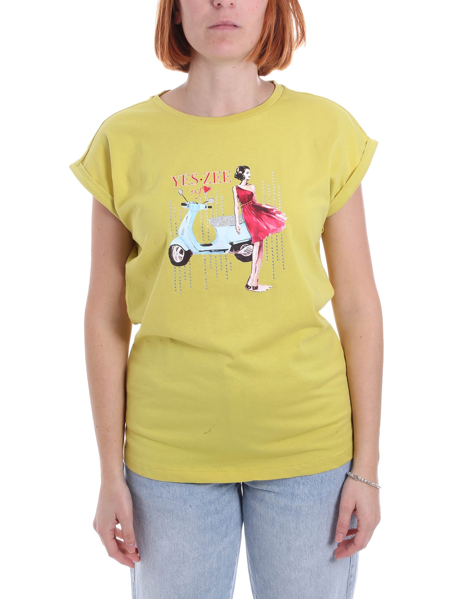 T-shirt Verde Yes-zee