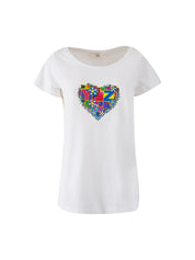 T-shirt Bianco Yes-zee