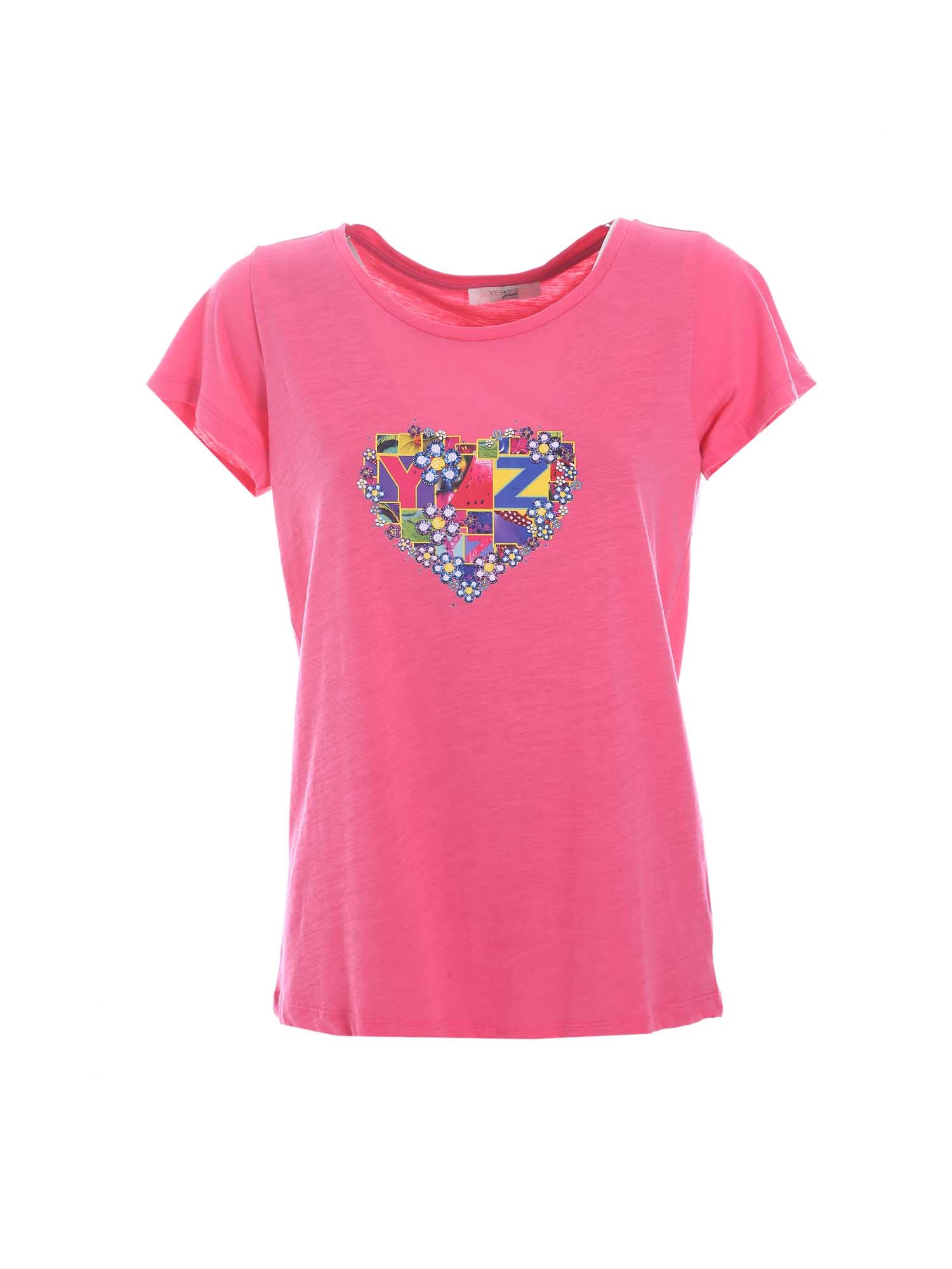 T-shirt Fucsia Yes-zee