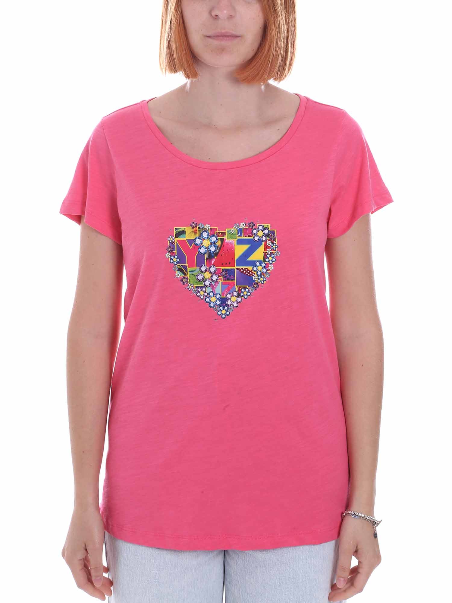 T-shirt Fucsia Yes-zee
