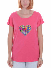 T-shirt Fucsia Yes-zee