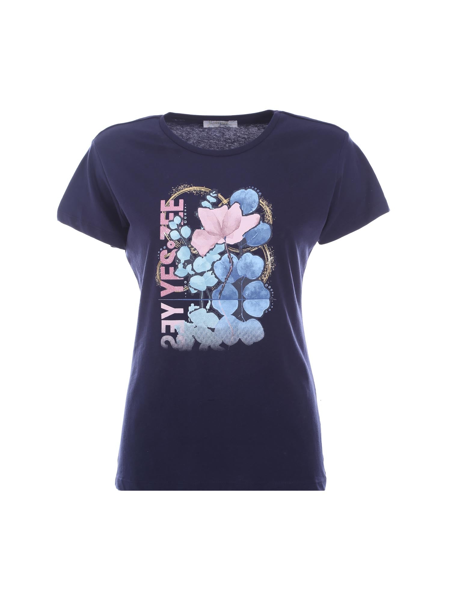 T-shirt Blu Yes-zee