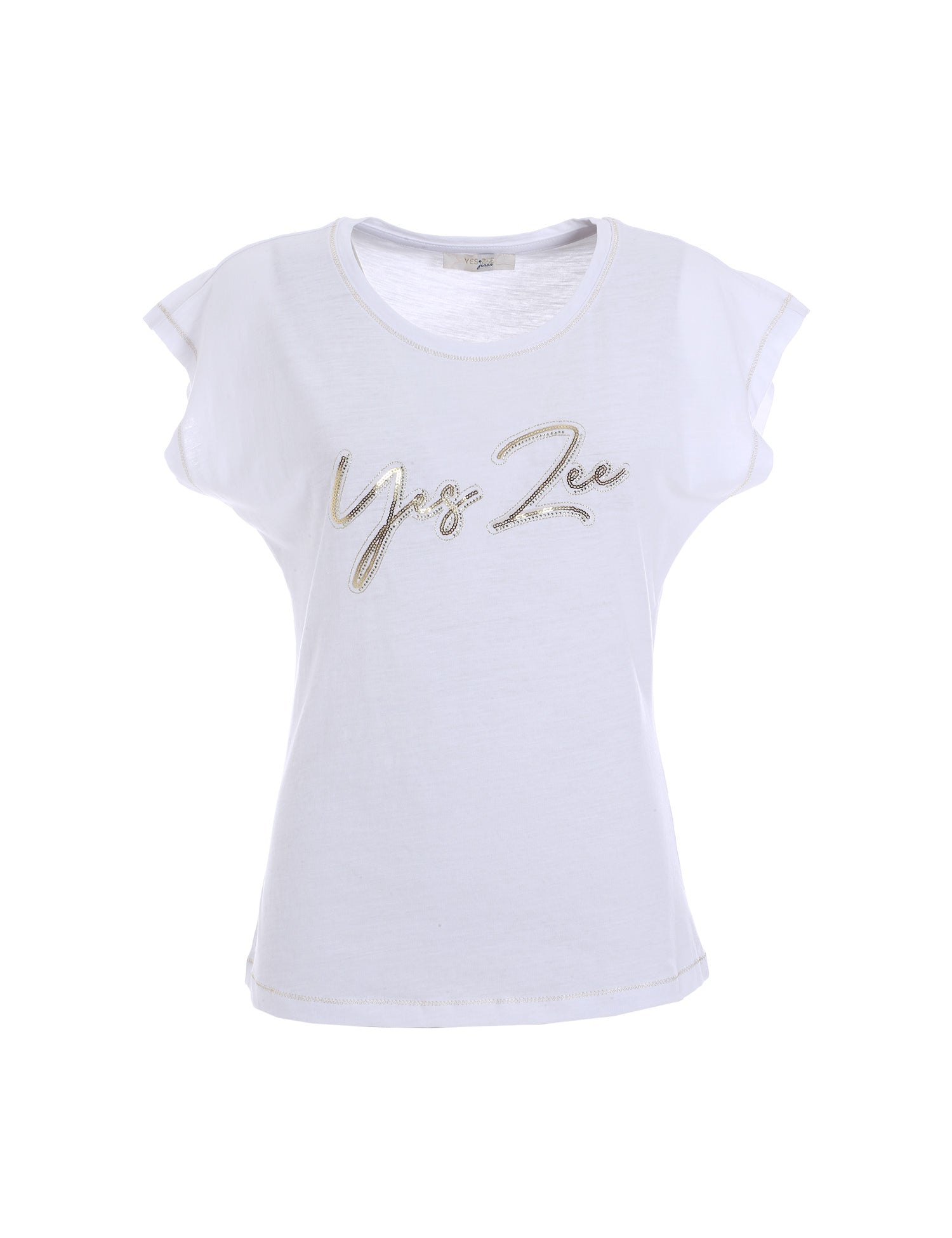 T-shirt Bianco Yes-zee