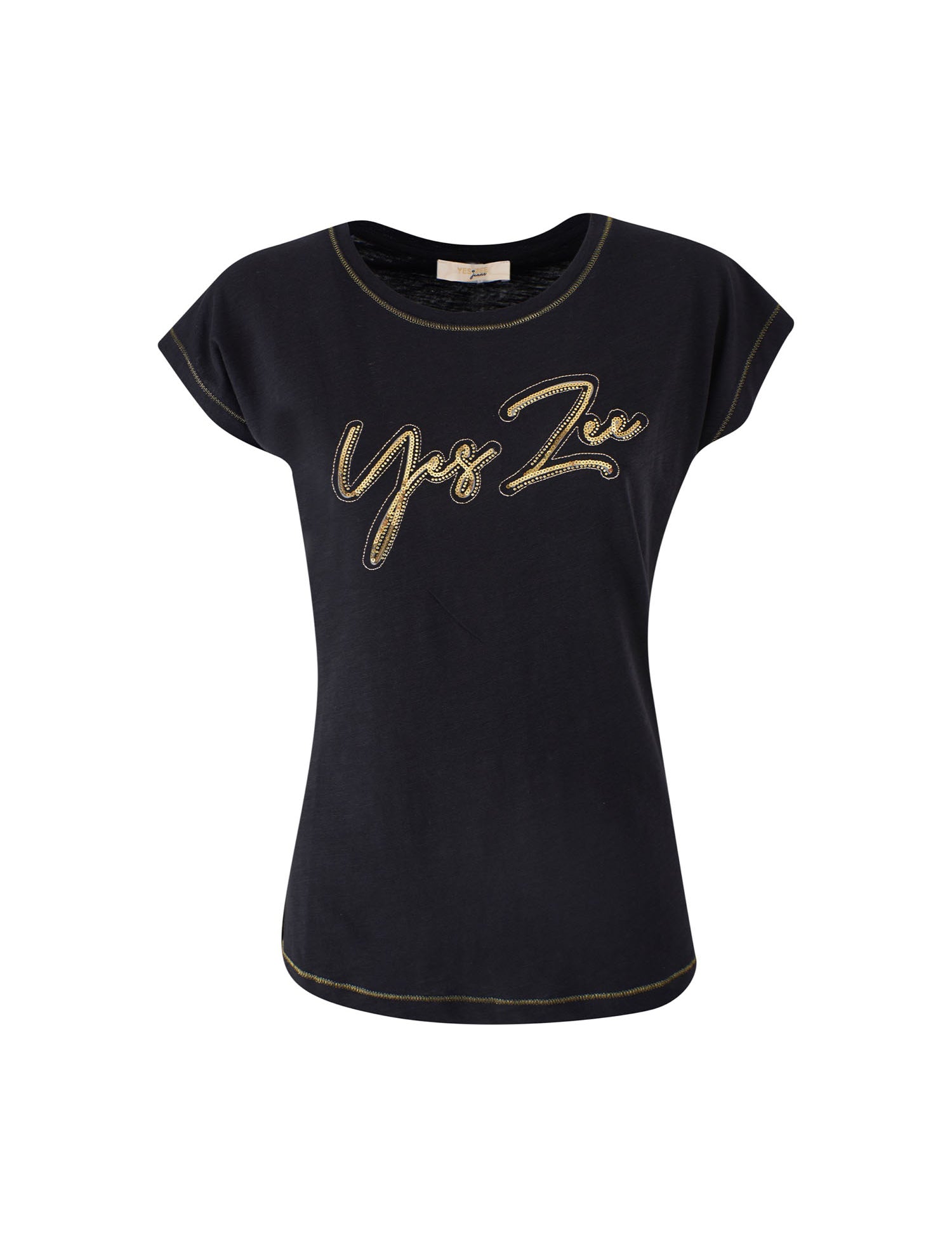T-shirt Nero Yes-zee