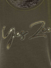 T-shirt Verde Yes-zee