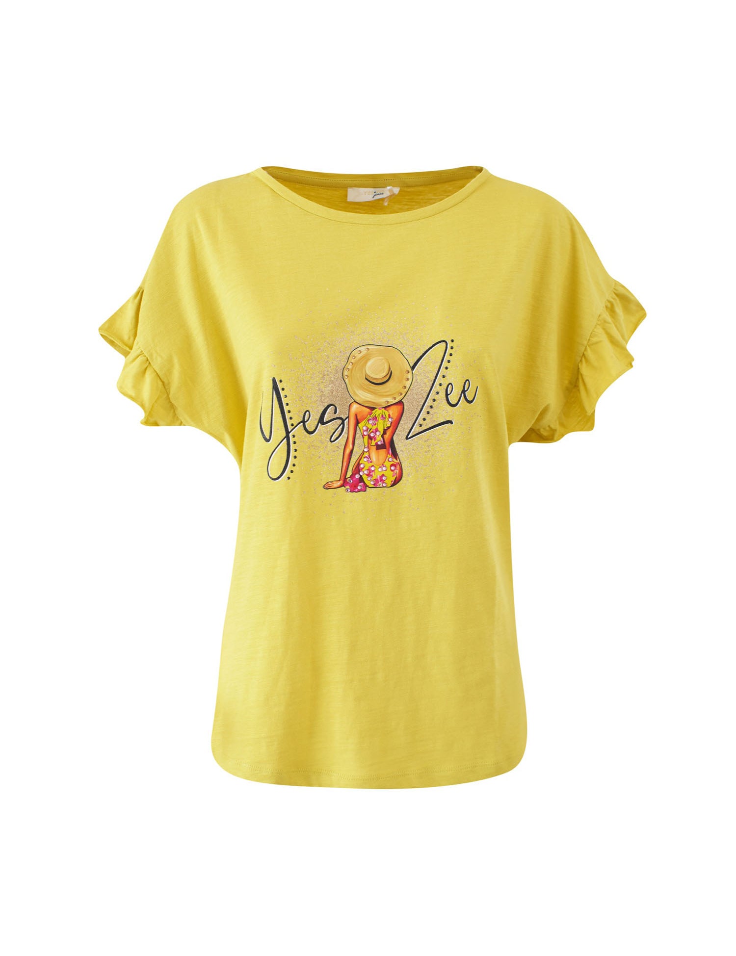 T-shirt Giallo Yes-zee