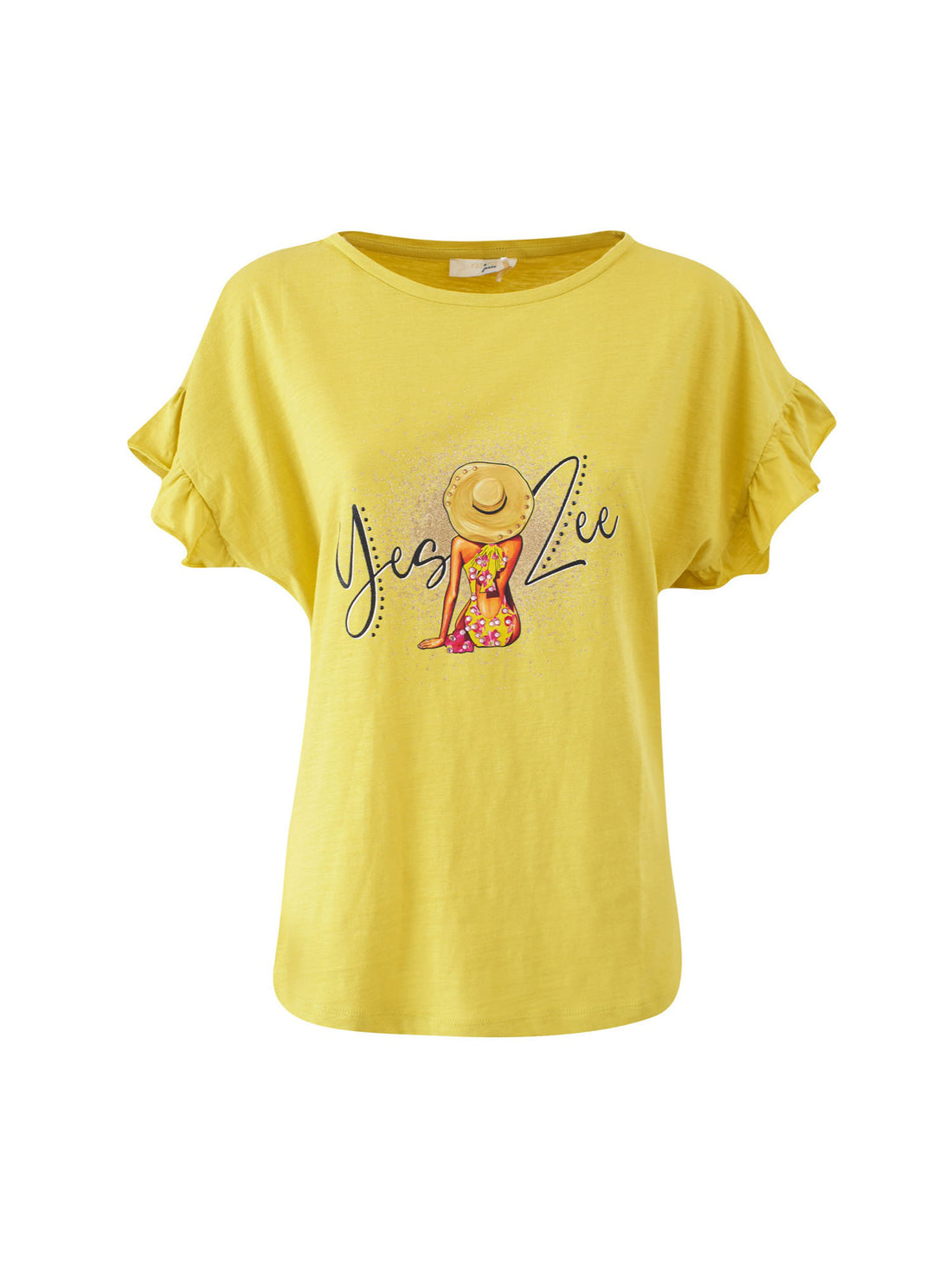 T-shirt Giallo Yes-zee