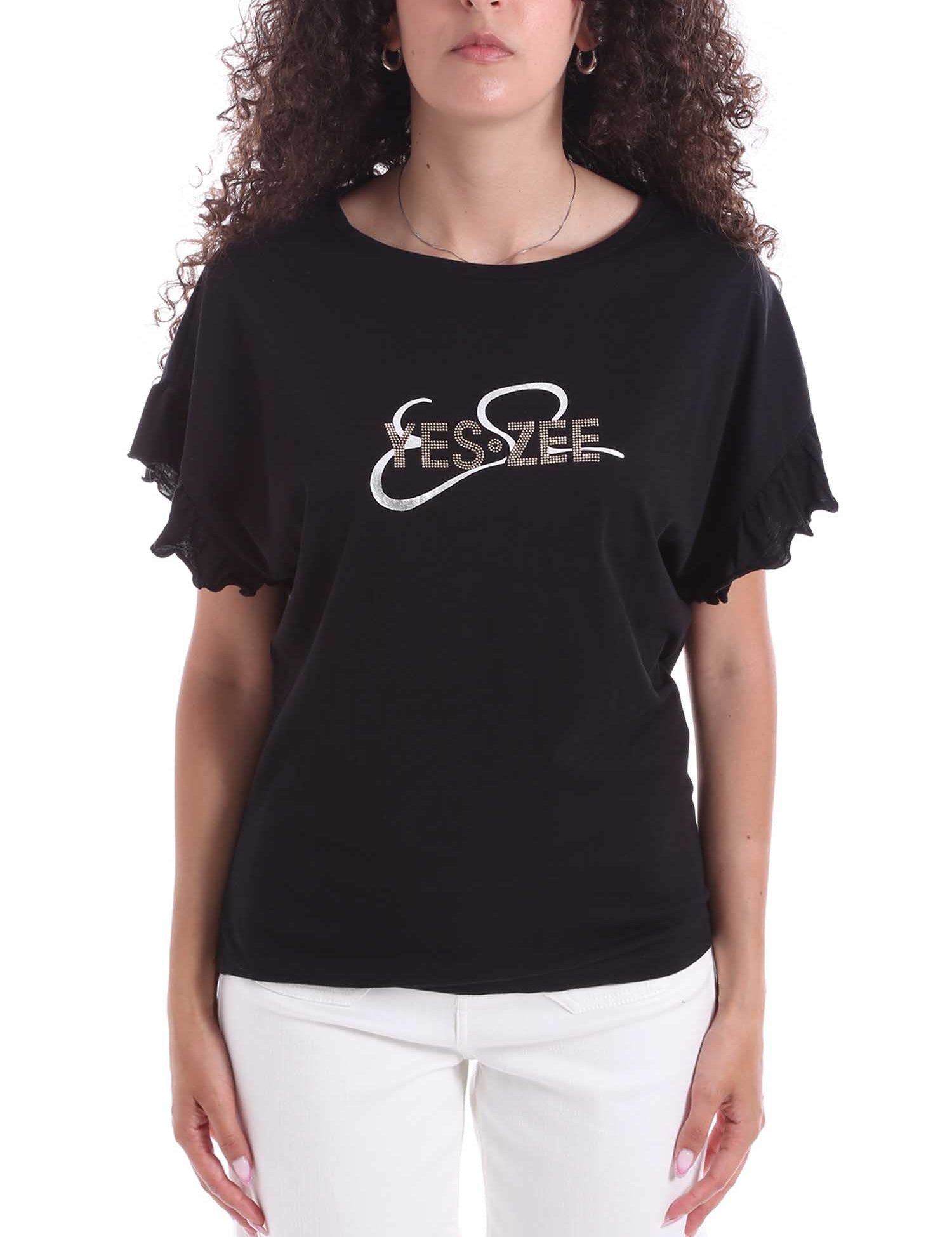 T-shirt Nero Yes-zee