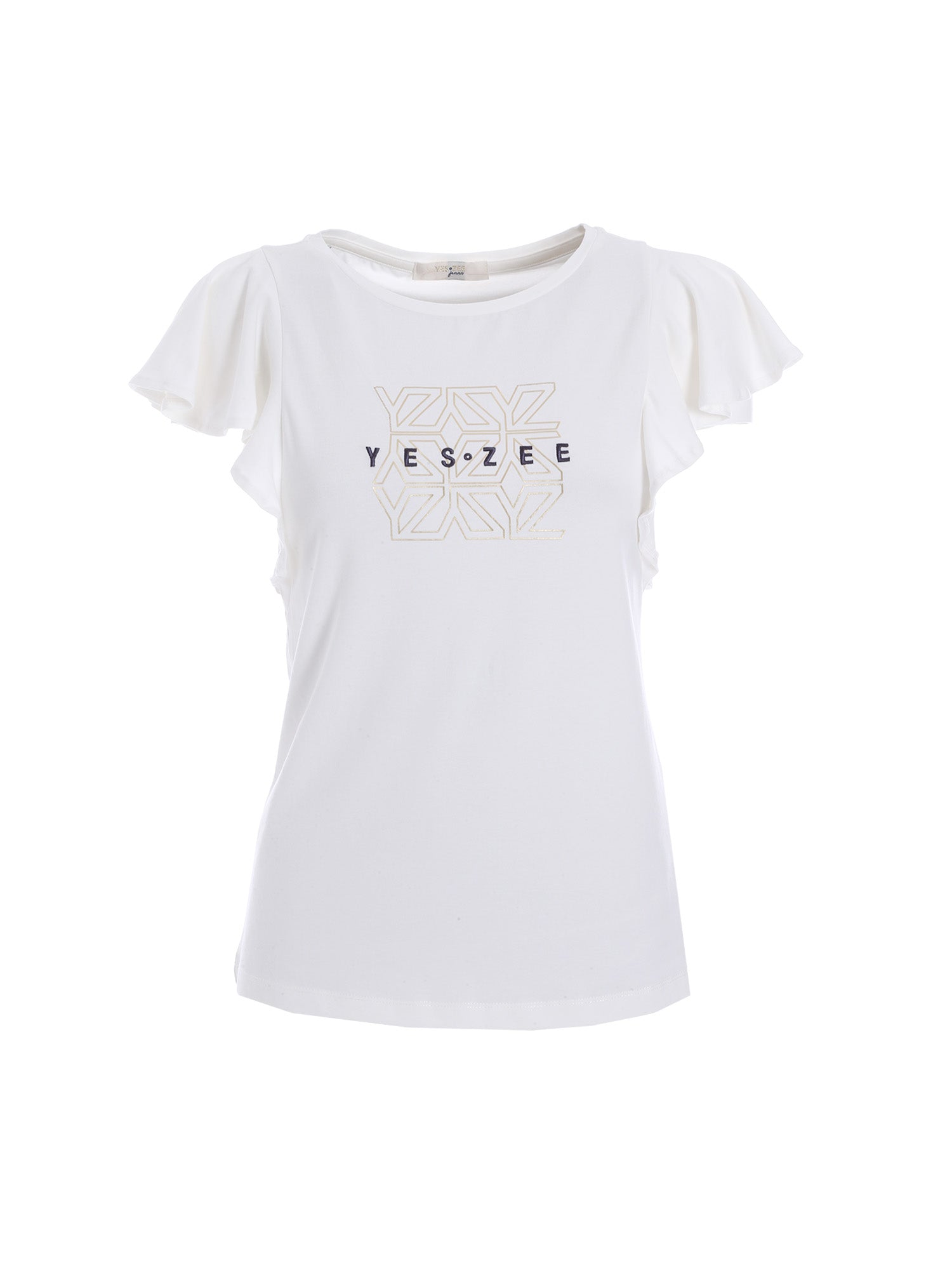 T-shirt Bianco Yes-zee