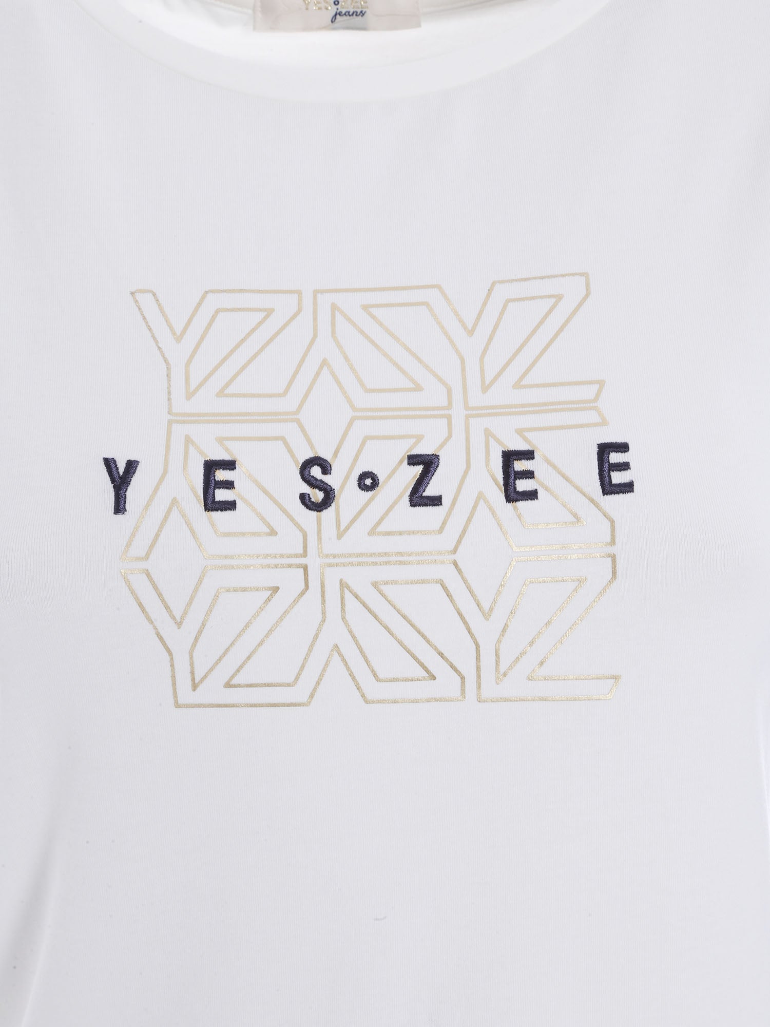 T-shirt Bianco Yes-zee