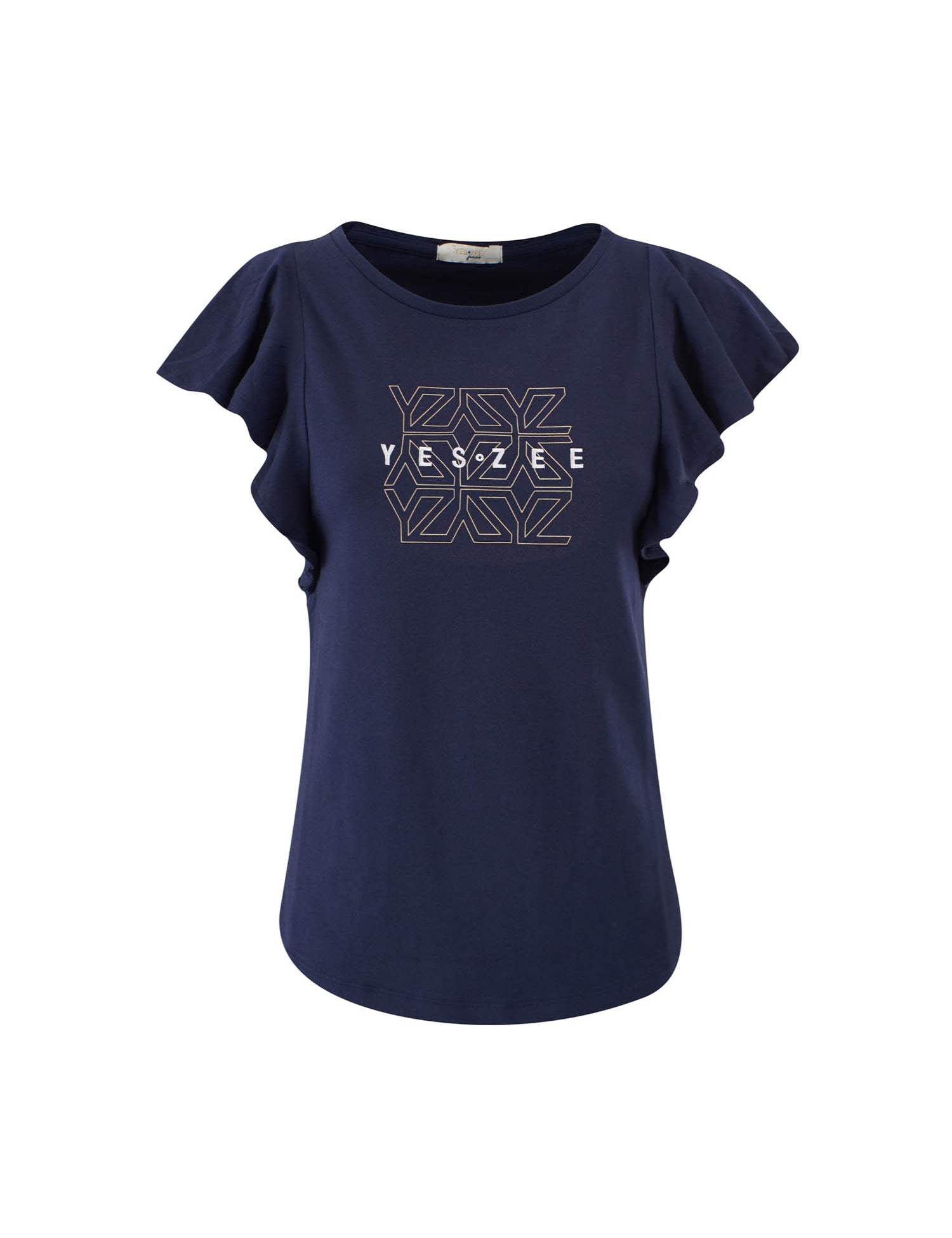 T-shirt Blu Yes-zee