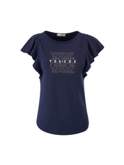 T-shirt Blu Yes-zee