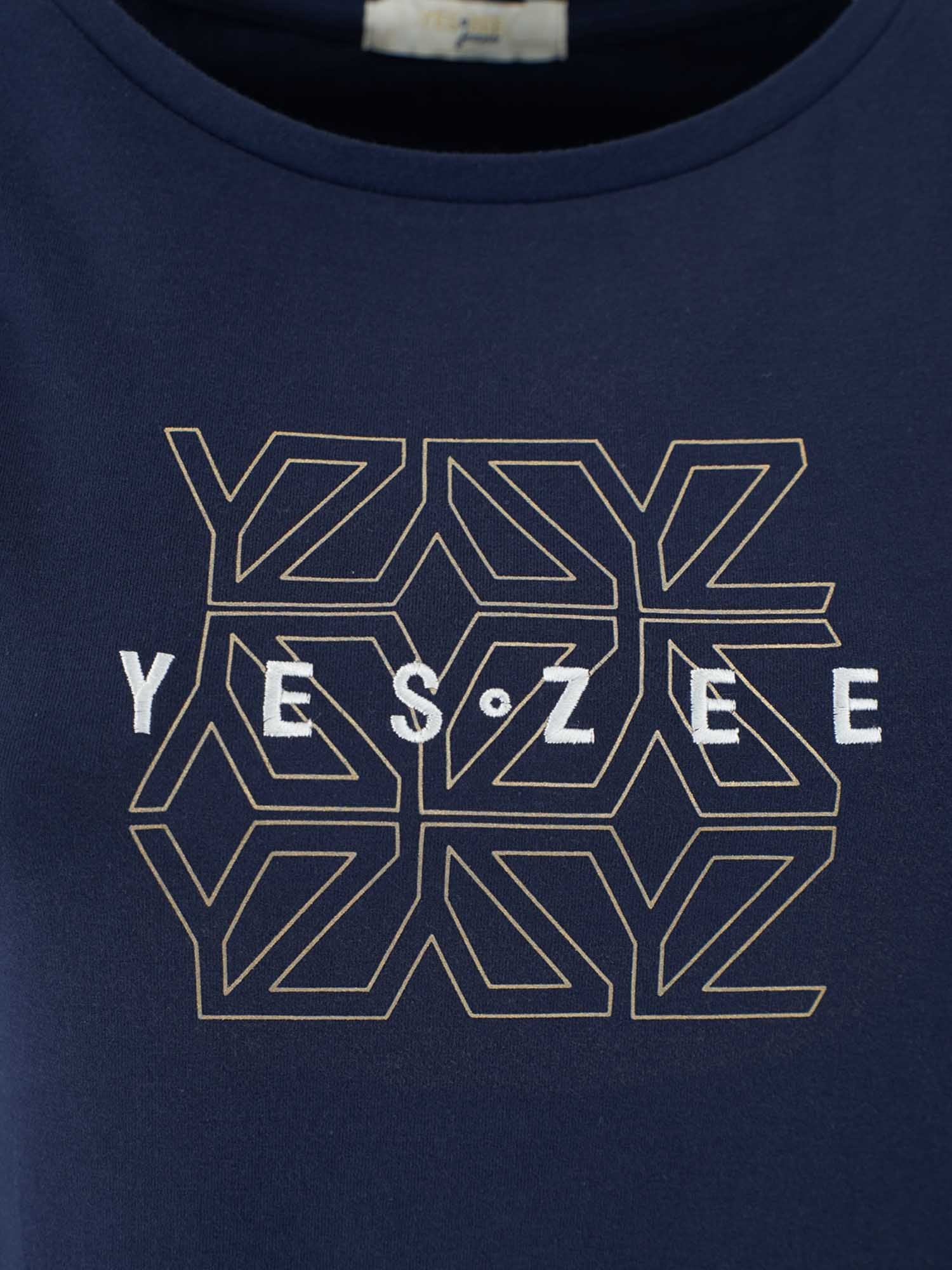 T-shirt Blu Yes-zee