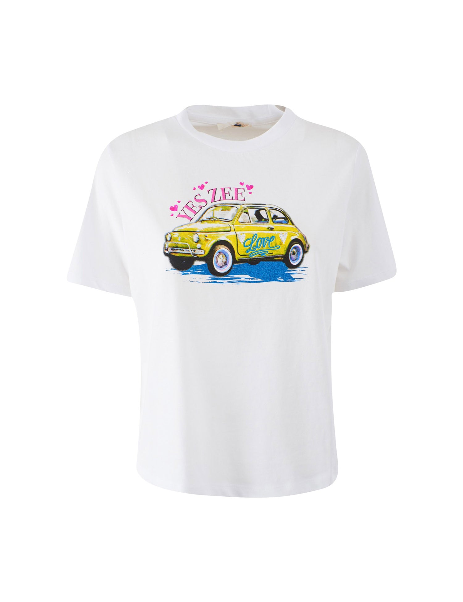 T-shirt Bianco Yes-zee