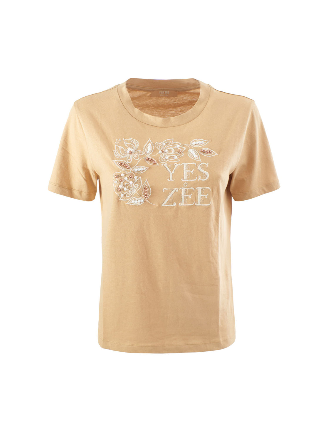 T-shirt Beige Yes-zee
