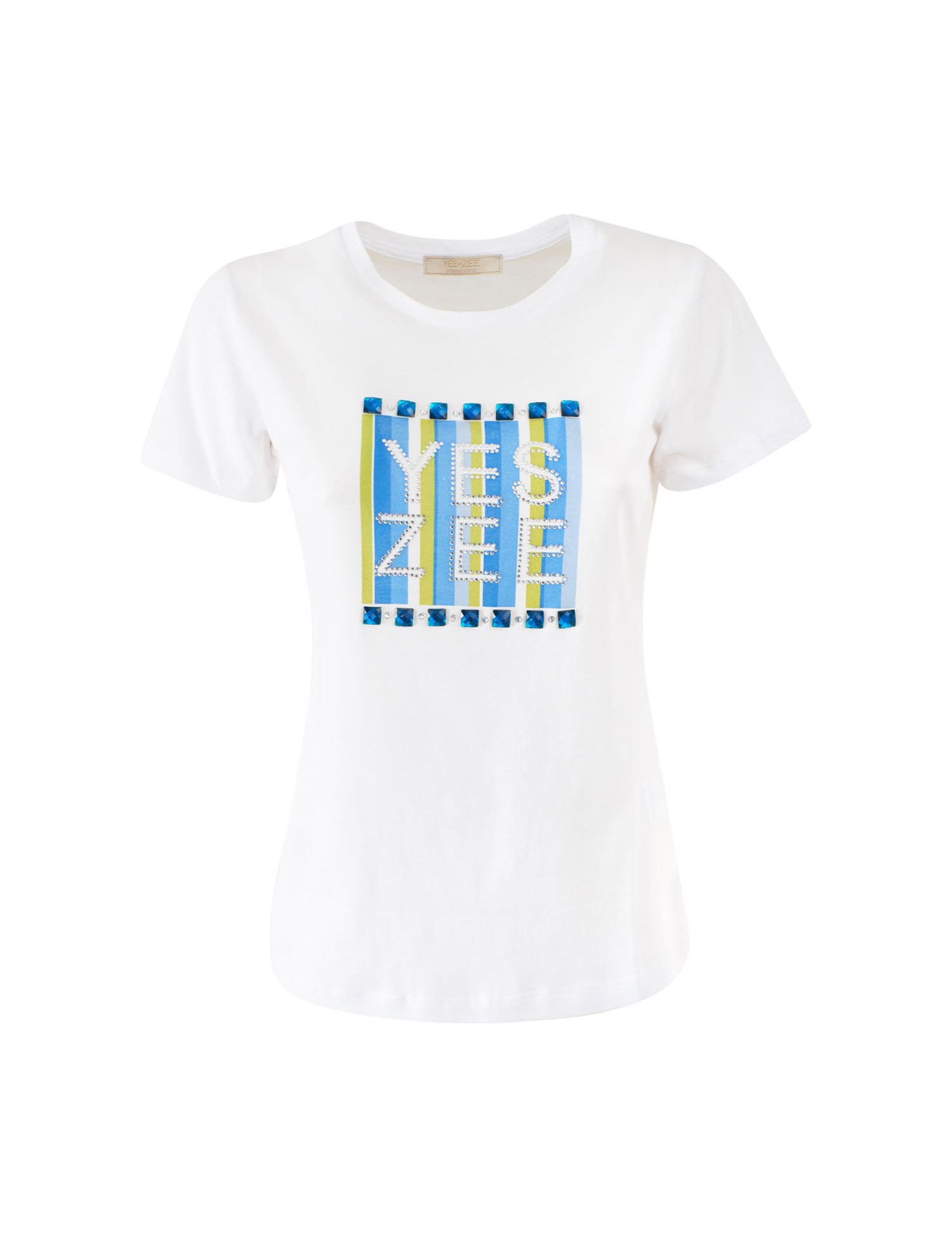 T-shirt Bianco Yes-zee