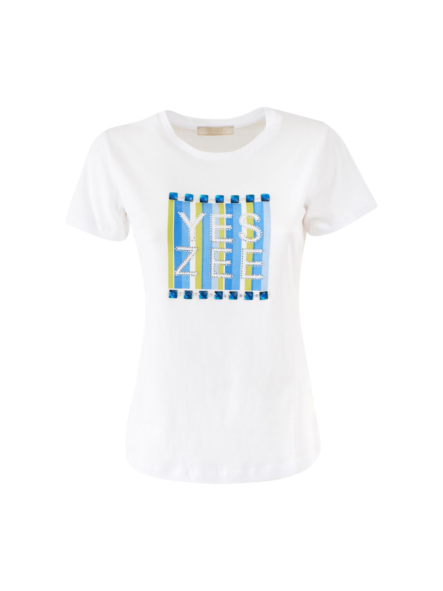 T-shirt Bianco Yes-zee