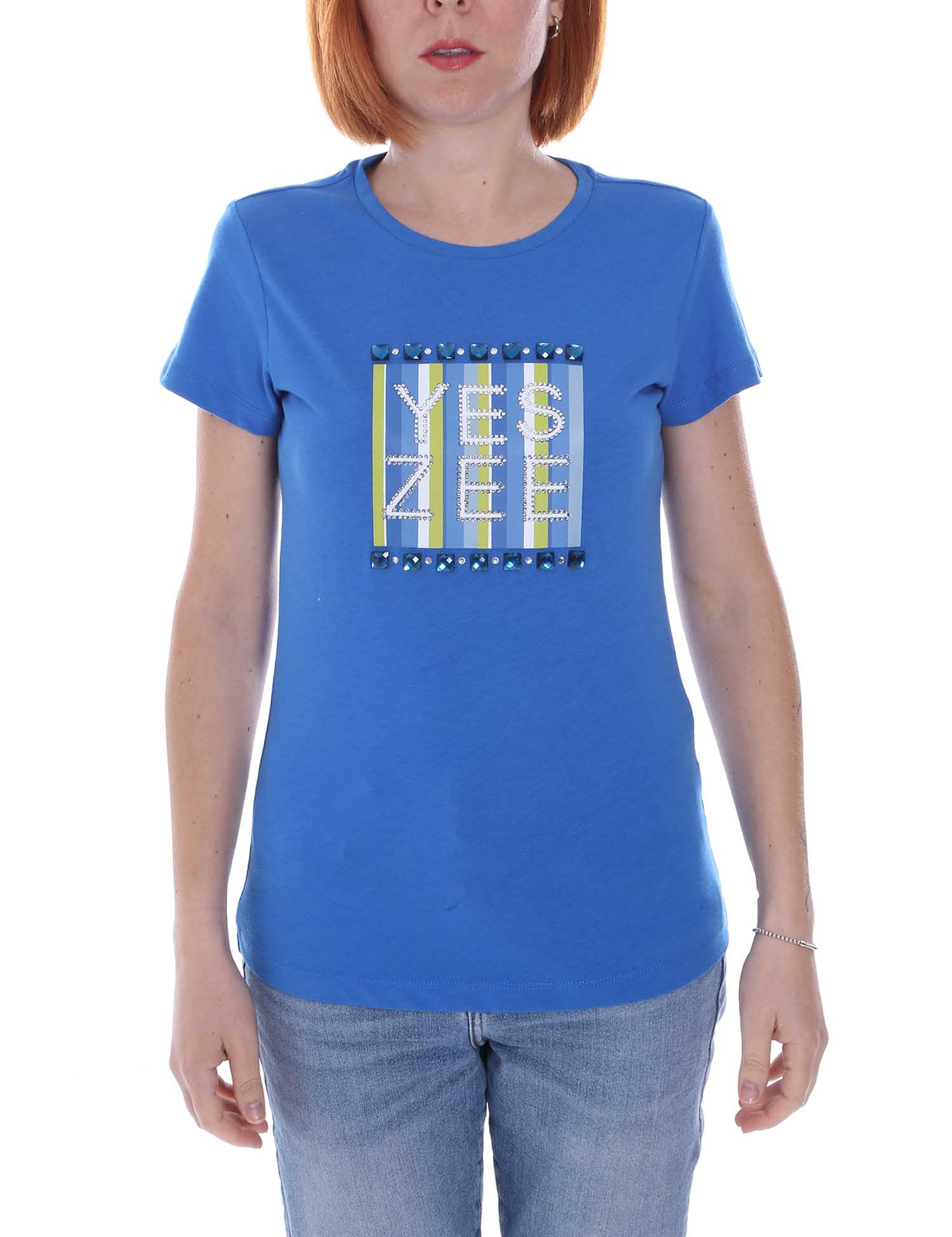 T-shirt Blu Yes-zee