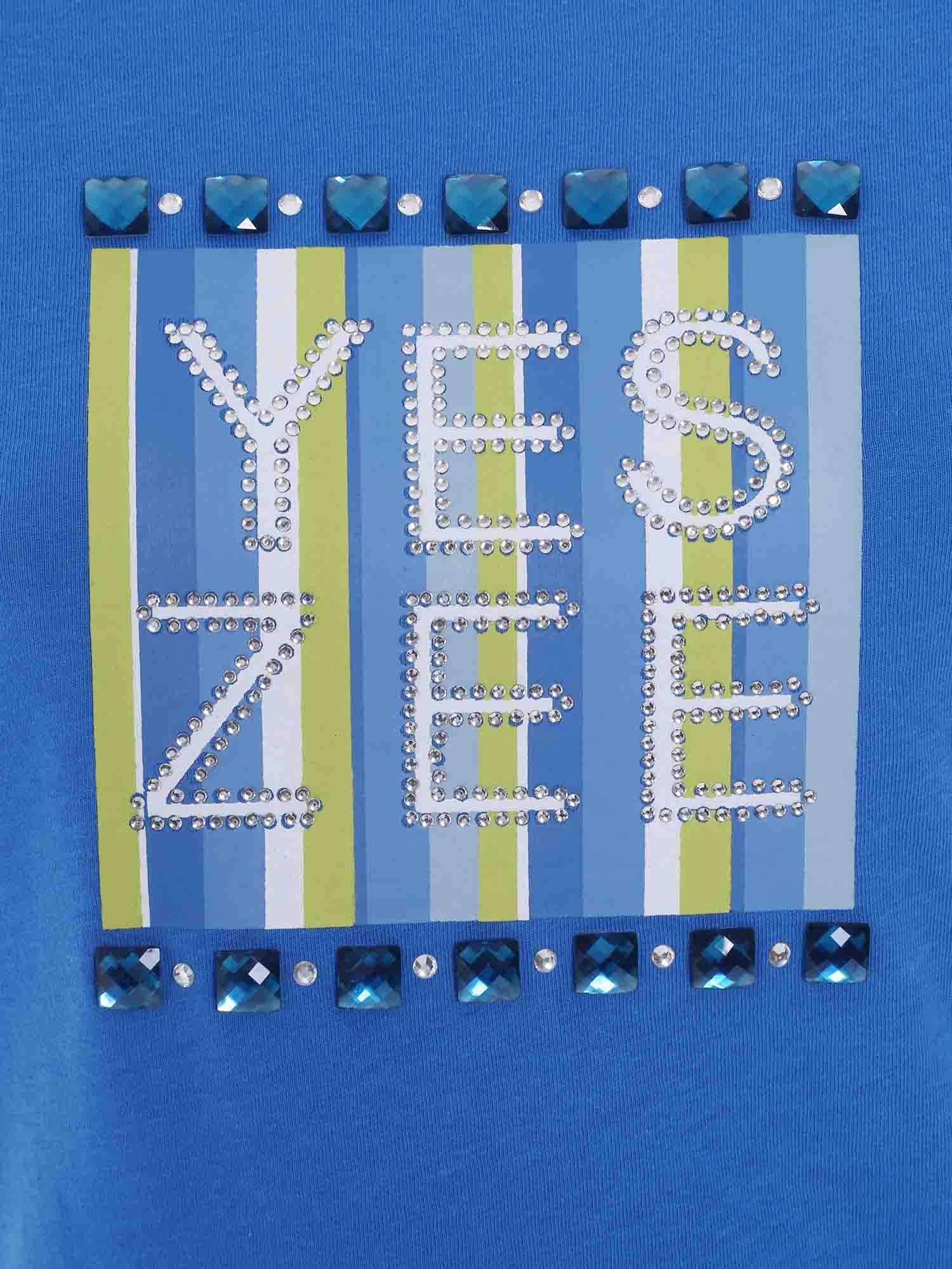 T-shirt Blu Yes-zee