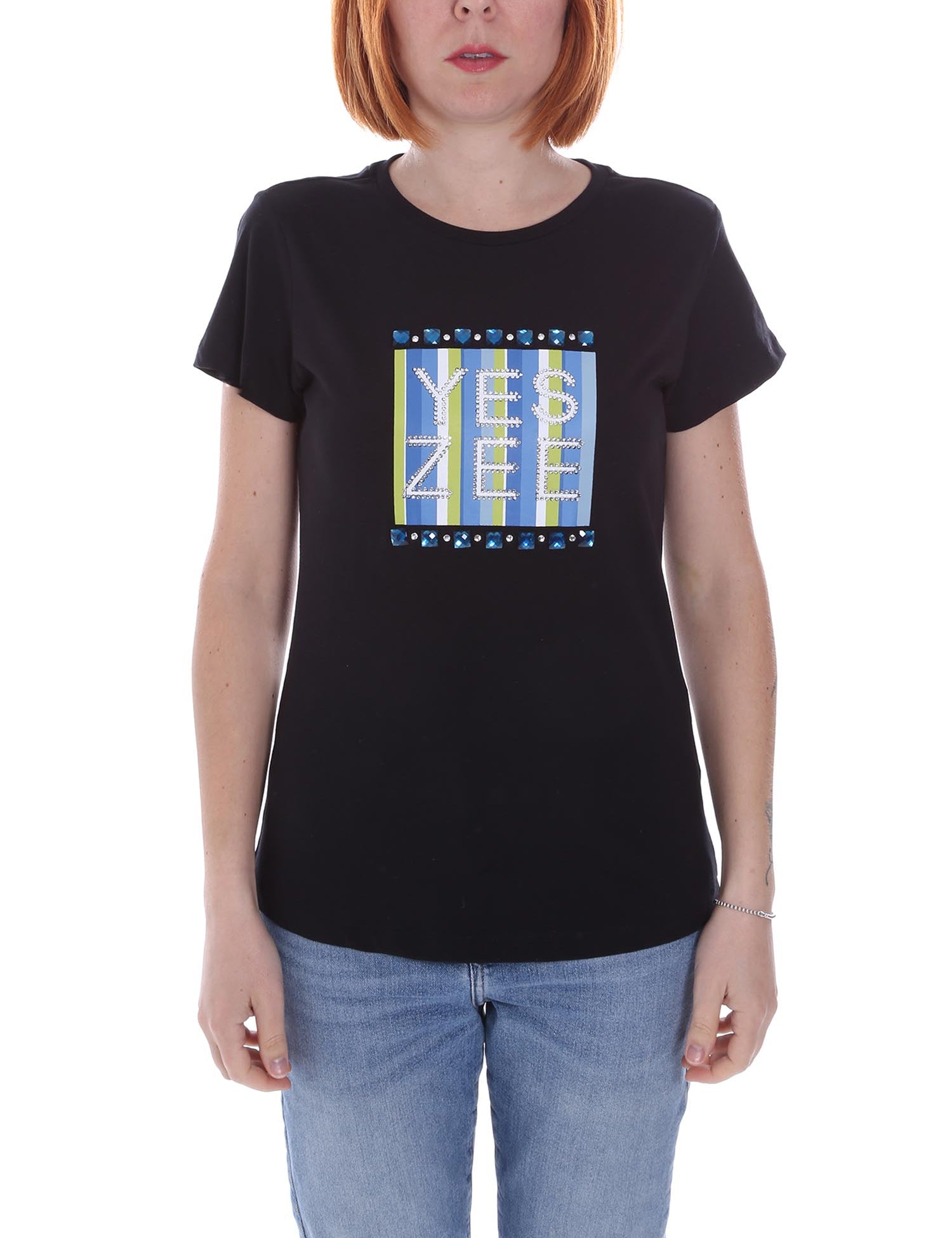 T-shirt Nero Yes-zee