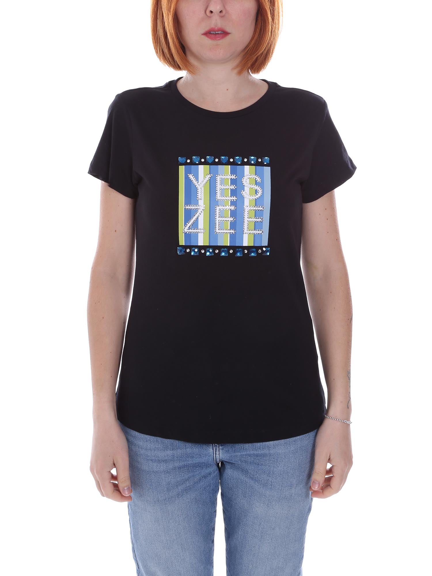 T-shirt Nero Yes-zee