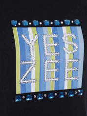 T-shirt Nero Yes-zee