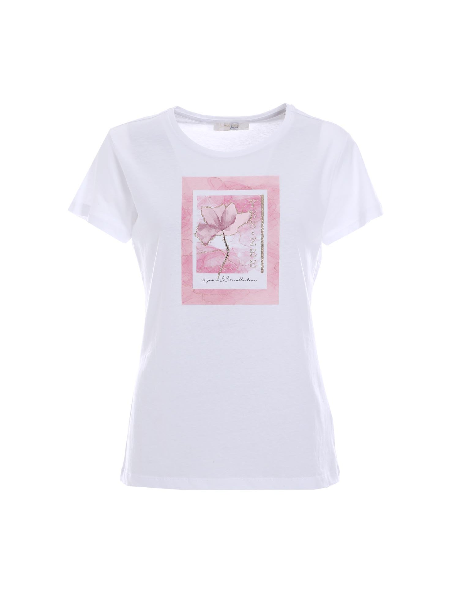 T-shirt Bianco Yes-zee