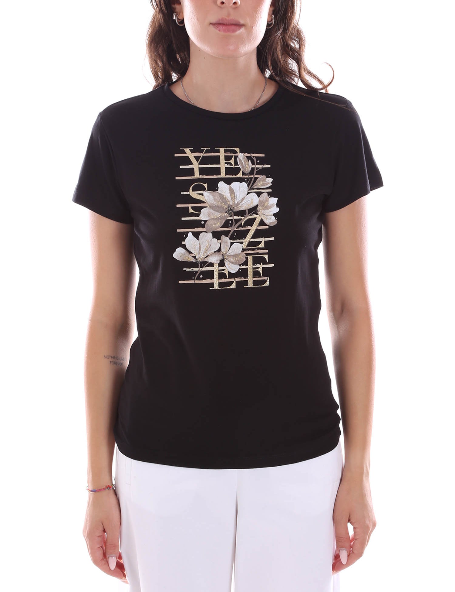 T-shirt Nero Yes-zee