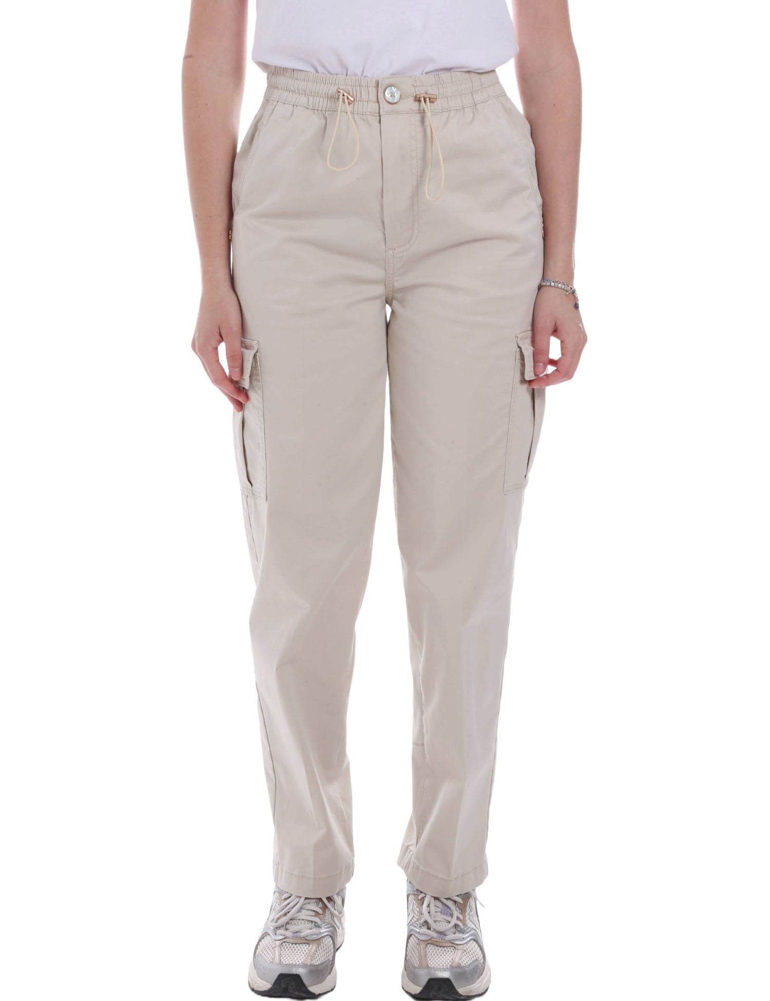 Pantaloni Beige Yes-zee