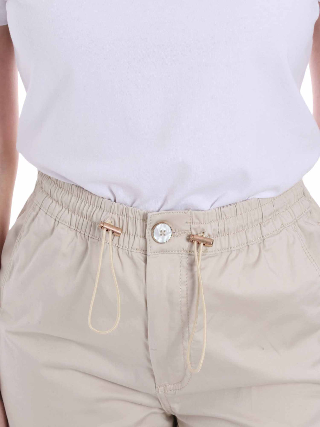 Pantaloni Beige Yes-zee