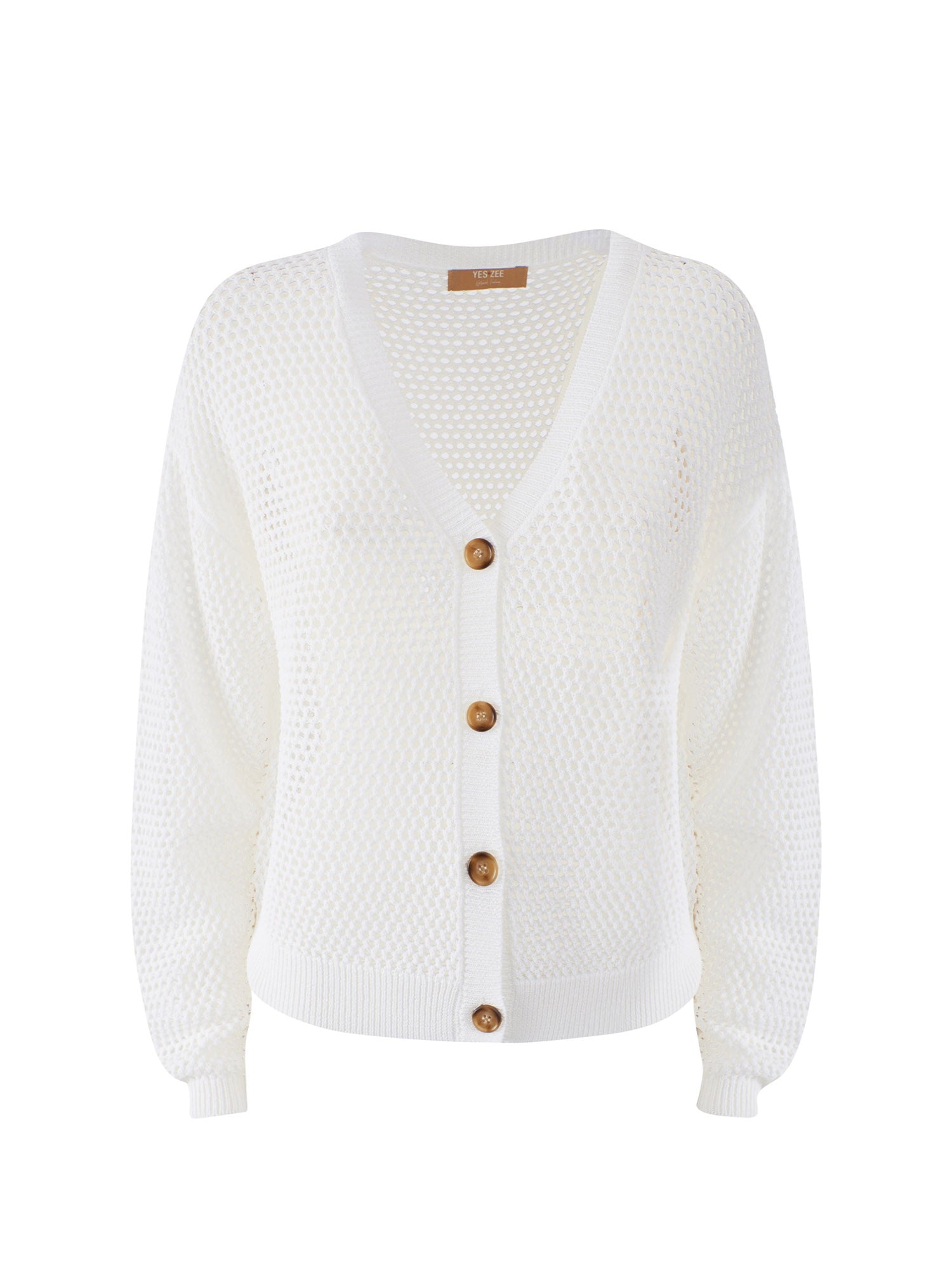 Cardigan Bianco Yes-zee