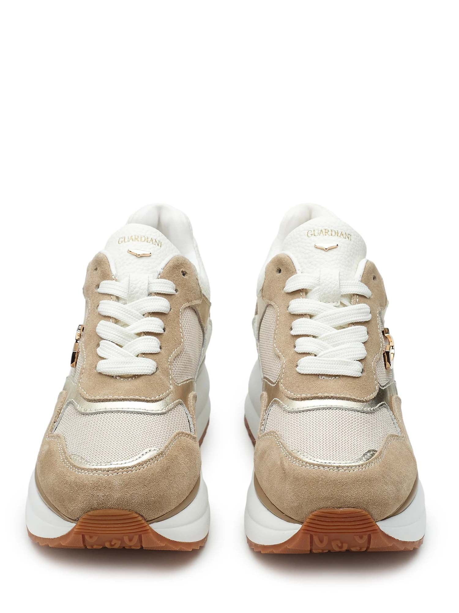 Sneakers Beige Alberto Guardiani