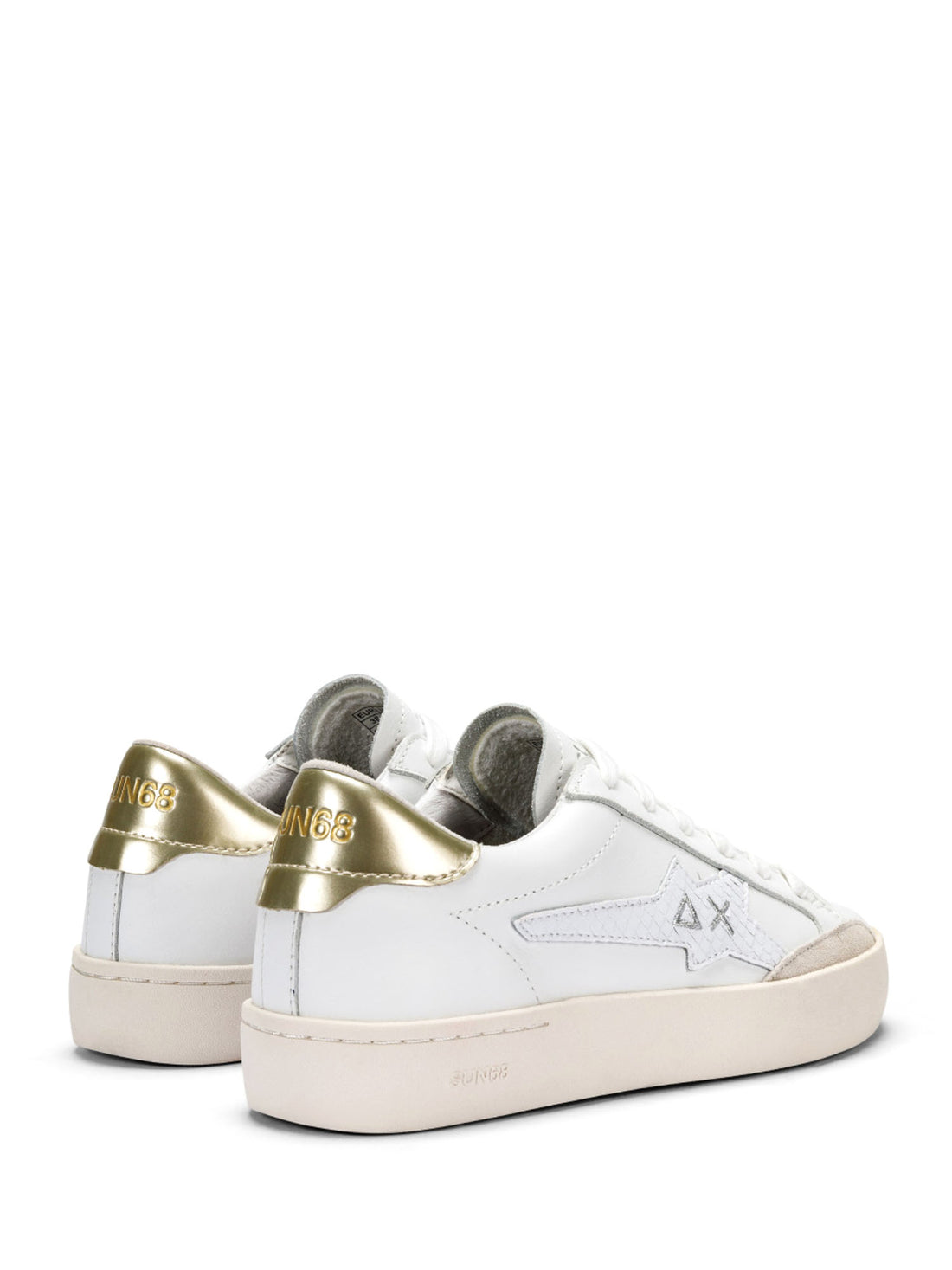 Sneakers Bianco Oro Sun68