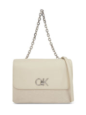 Borse a spalla Beige Calvin Klein