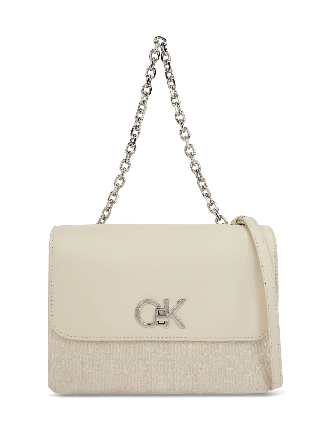 Borse a spalla Beige Calvin Klein