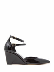 Sandali zeppa Nero Grace Shoes