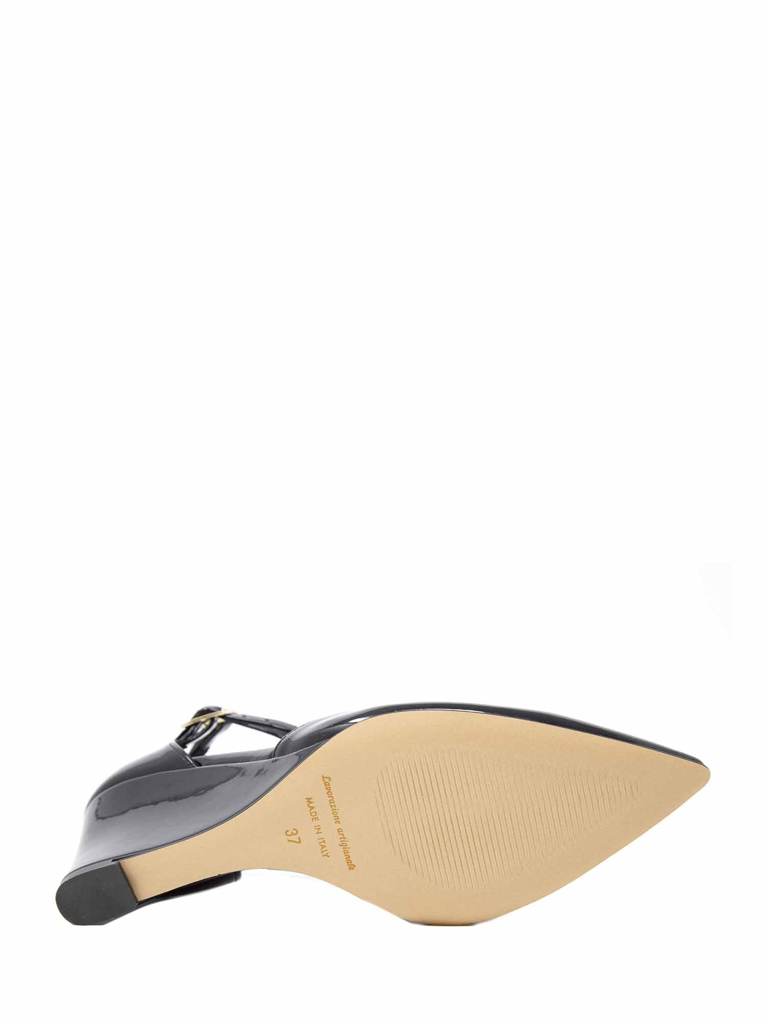 Sandali zeppa Nero Grace Shoes