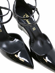 Sandali zeppa Nero Grace Shoes