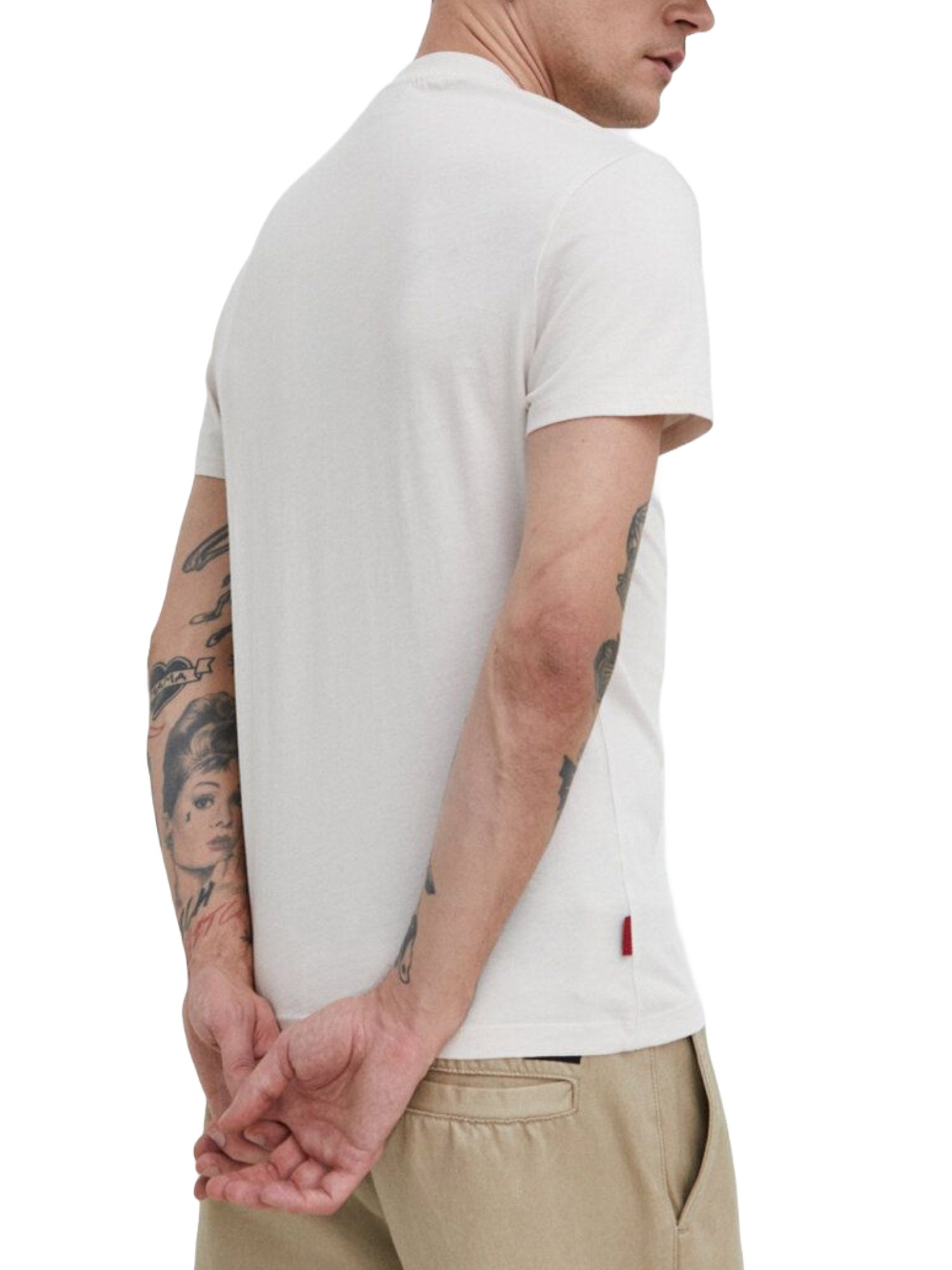 T-shirt Beige Superdry